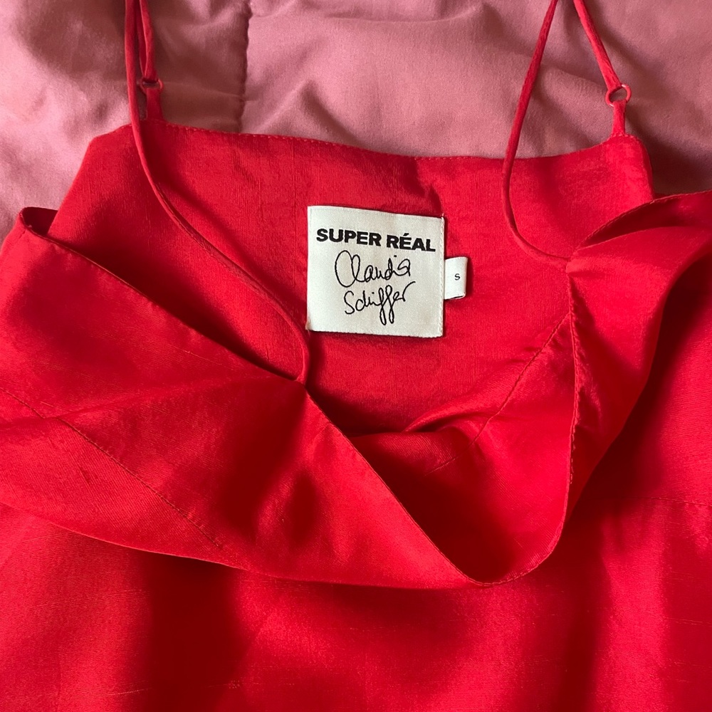 Realisation Par Uta red mini dress